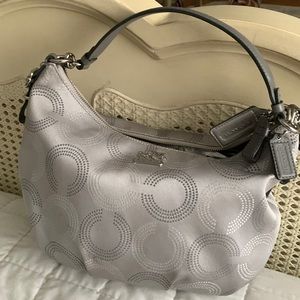 Coach, Madison, Isabel, Silver Bag